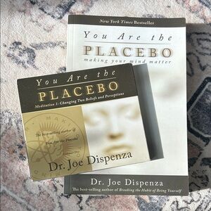 ✨ Dr. Joe Dispenza Bundle: “You Are the Placebo" Book + Meditation CD Set